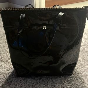 Kate spade black patent leather bag